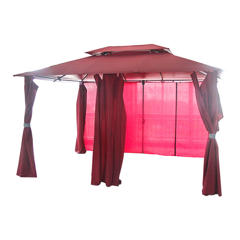 Pavilon sátor kültéri pop up pavilon előtető menhely szúnyoghálóval