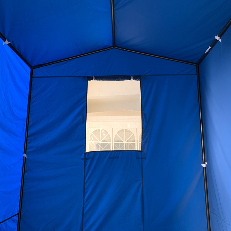 Összecsukható sátor pro struktúra sorozat 50 mm -es alumínium + 4 dupla oldal PVC 520G/m² TARP professzionális igényekhez vagy napi használathoz Kék